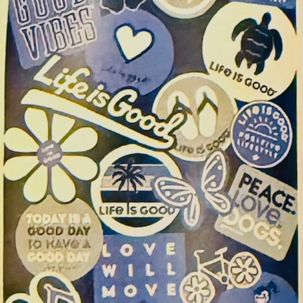 " LIFE IS GOOD " YOGA MAT - Picture 4 of 5